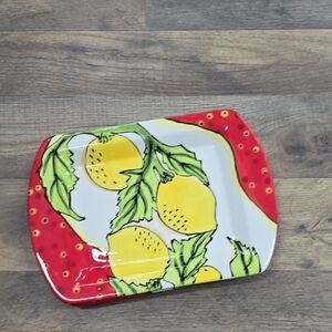Lemon Design Rectangular Plate